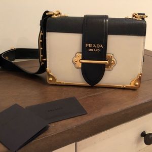 *SOLD* Prada Cahier White and Black